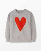Valentines Graphic Sweatshirt In French Terry in You Are Loved on Grey - main