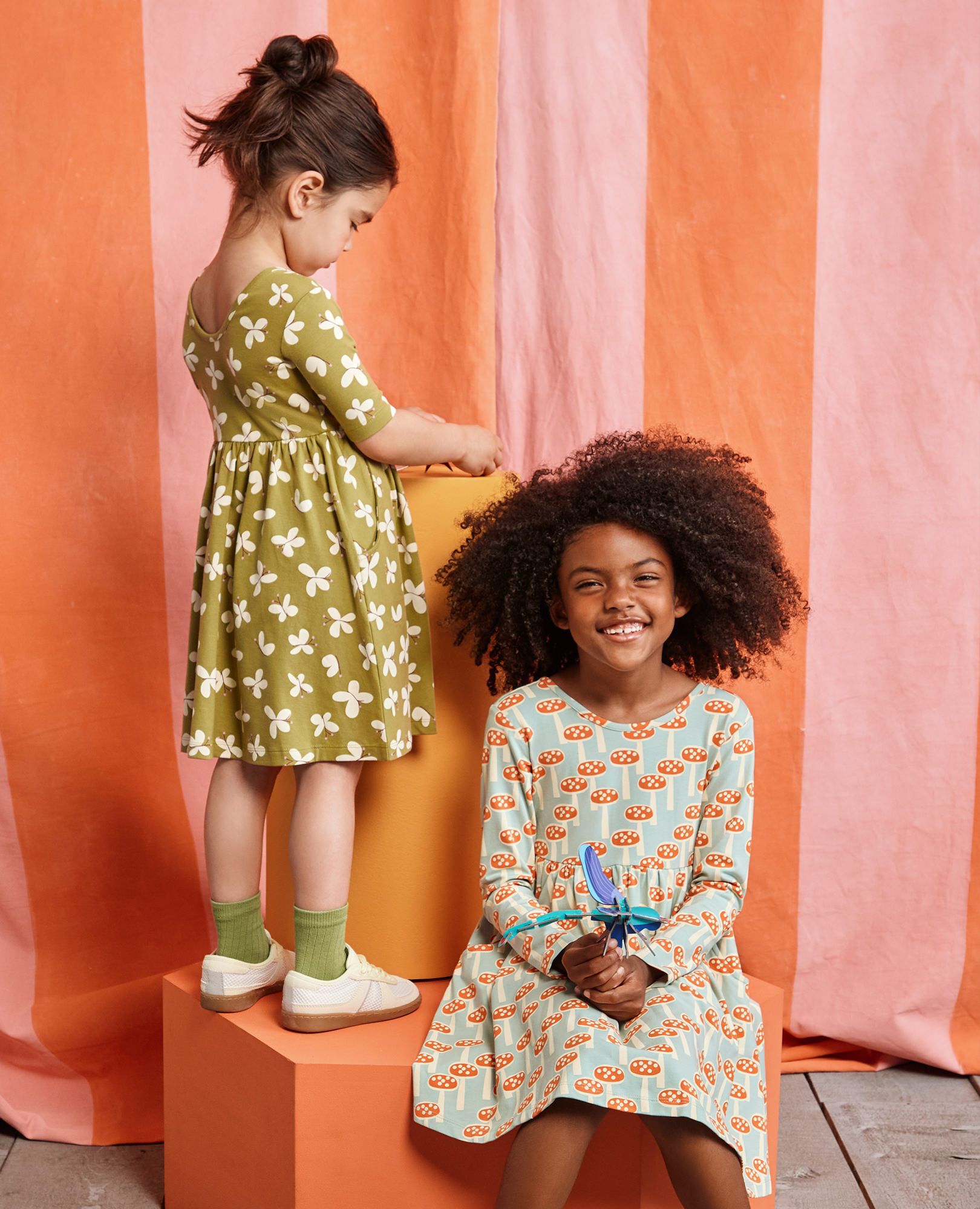 Long Sleeve Skater Dress with Pockets | Hanna Andersson