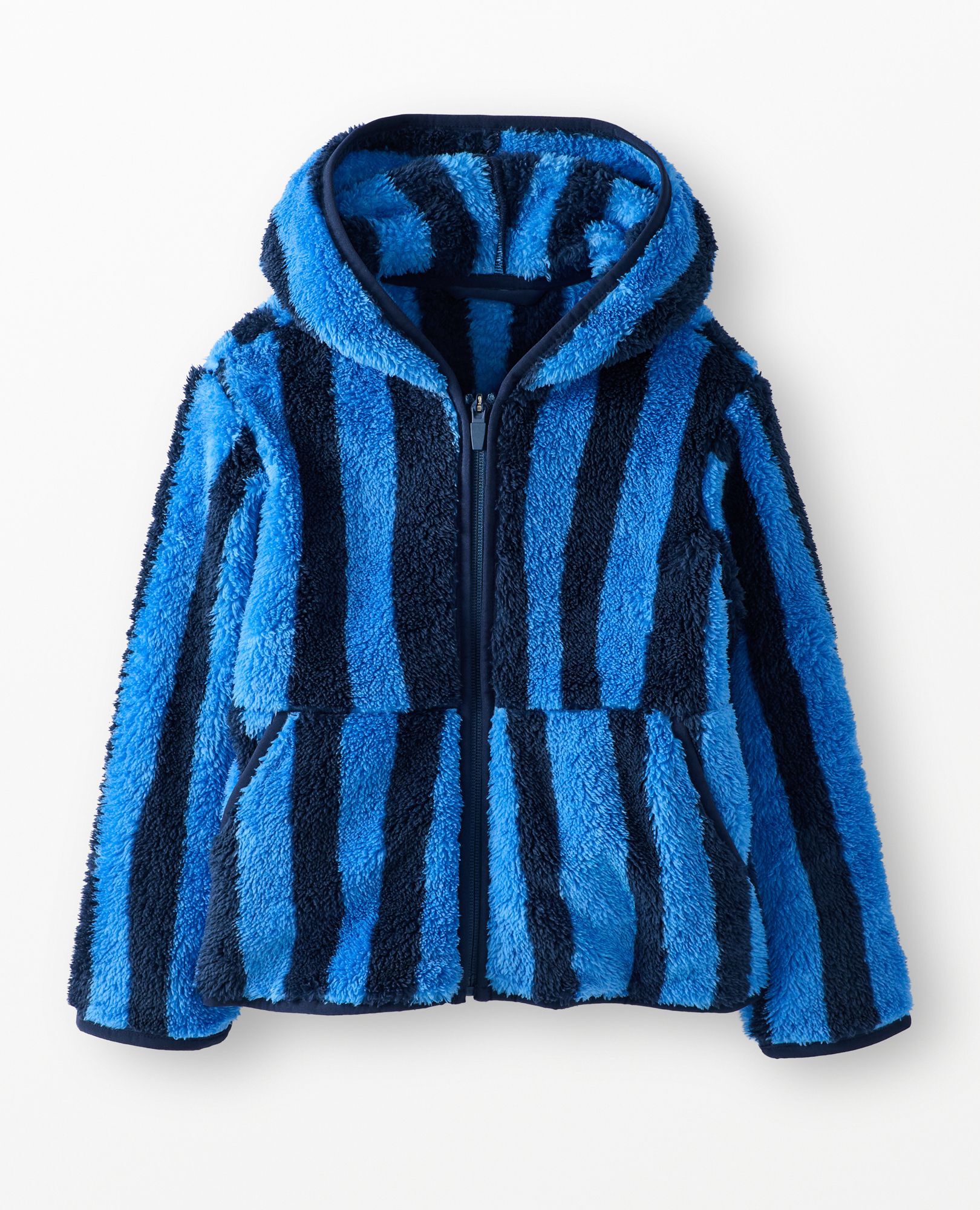 Marshmallow Fleece Jacket in Bluest Sky/Midnight Blue - main