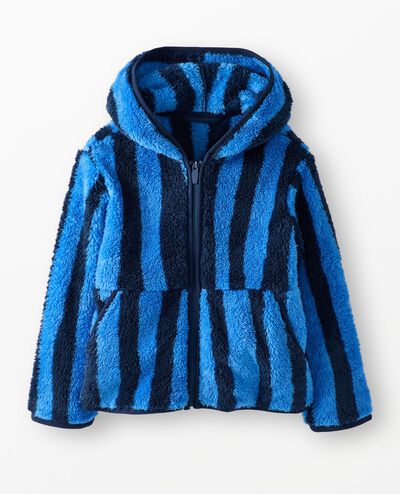 Marshmallow Fleece Jacket in Bluest Sky/Midnight Blue - main