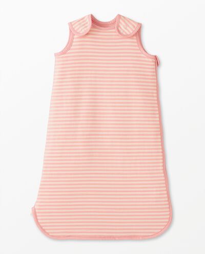 Baby Sleep Sack in HannaSoft™ (0.5 TOG) in Ecru/Blush Pink - main
