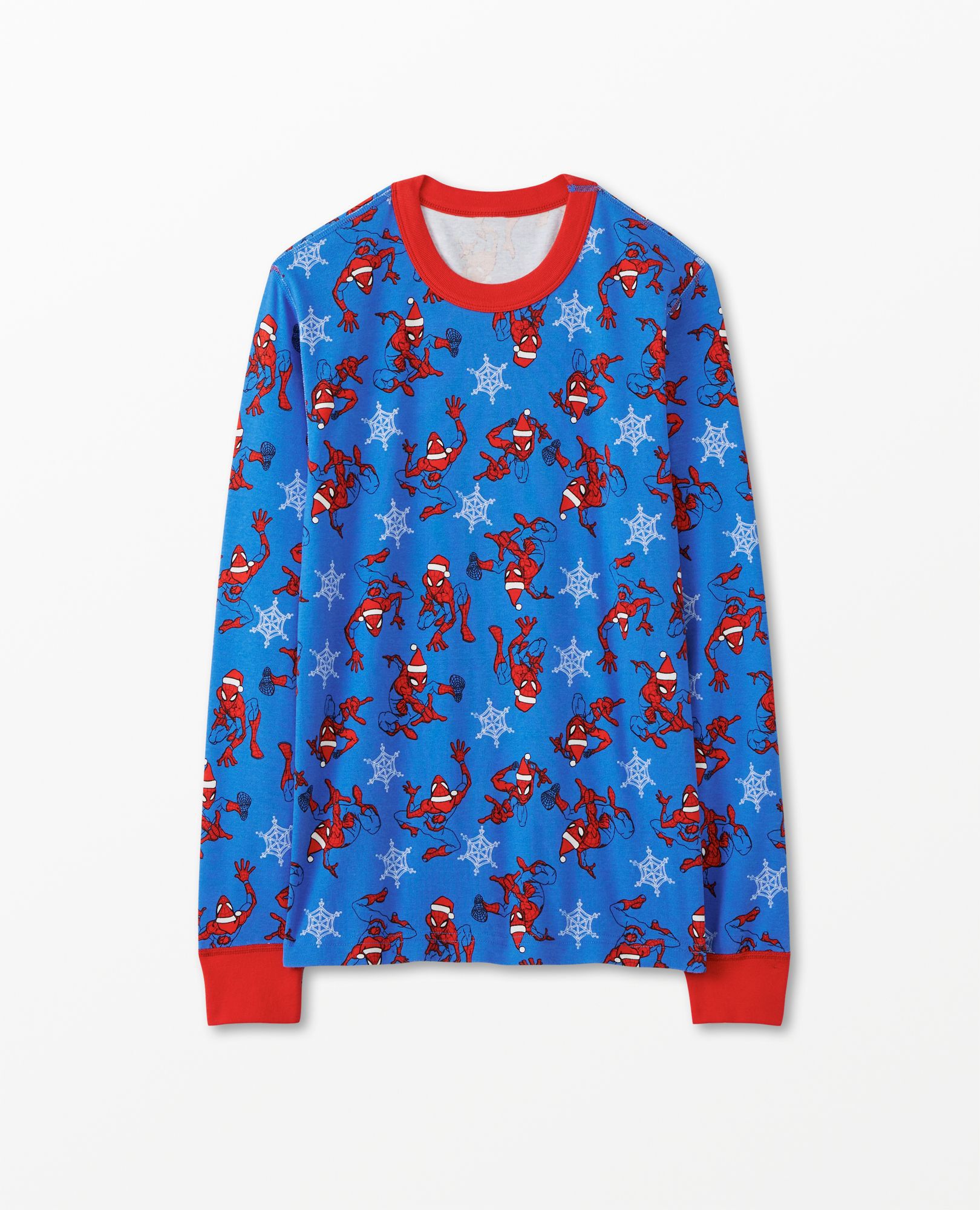 Marvel Spider Man Adult Unisex Long John Pajama Top