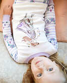 Disney Frozen 2 Princess Long John Pajamas In Organic Cotton in Frozen Anna - main