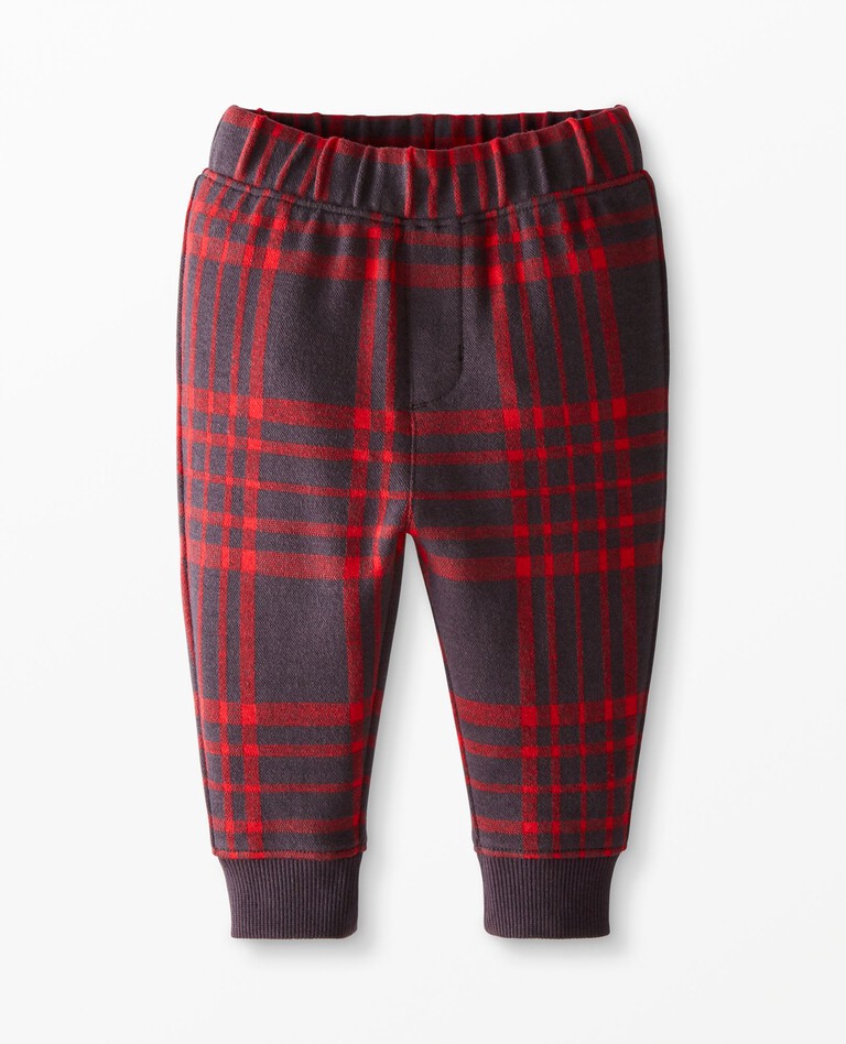 Baby Plaid Knit Pant in Soft Black/Hanna Red - main