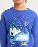 Holiday Graphic Tee In Cotton Jersey in Polar Pond Tee - main