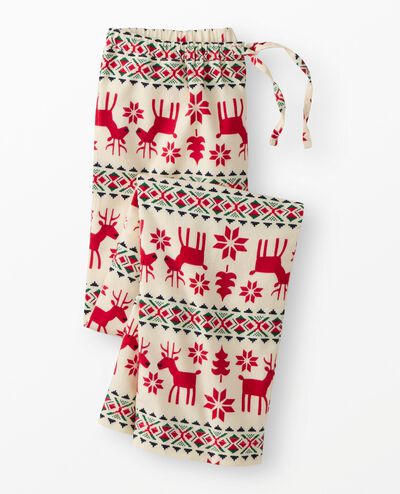 Adult Holiday Flannel Pajama Pants in Dear Deer - main