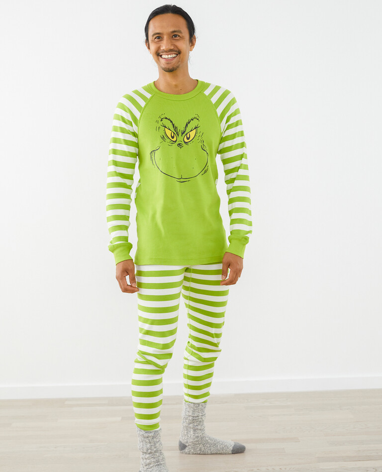 Dr. Seuss Grinch Adult Unisex Long John Pajama Top