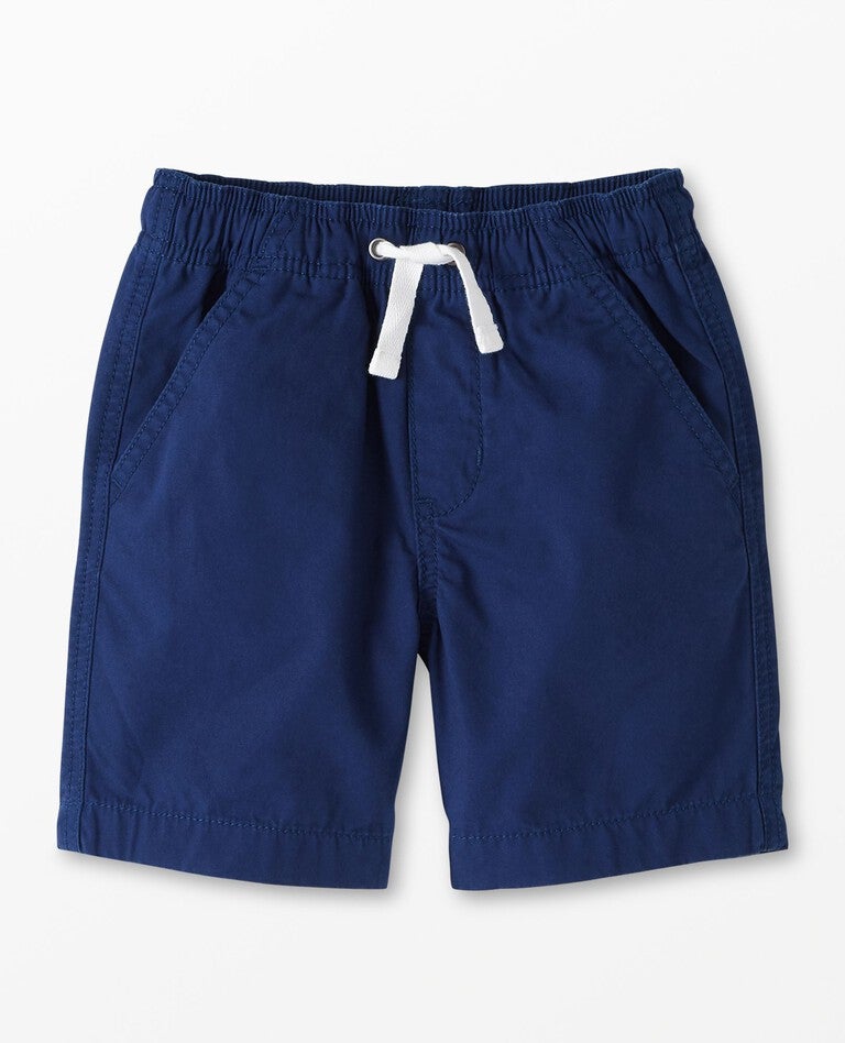 Canvas Shorts in Navy Blue - main