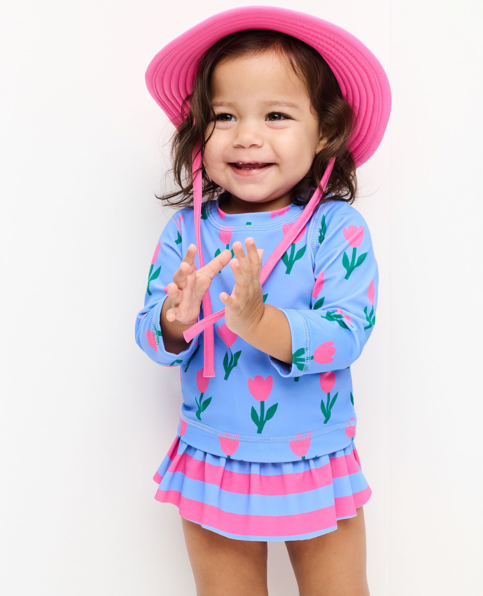 Baby girl swim hat sale
