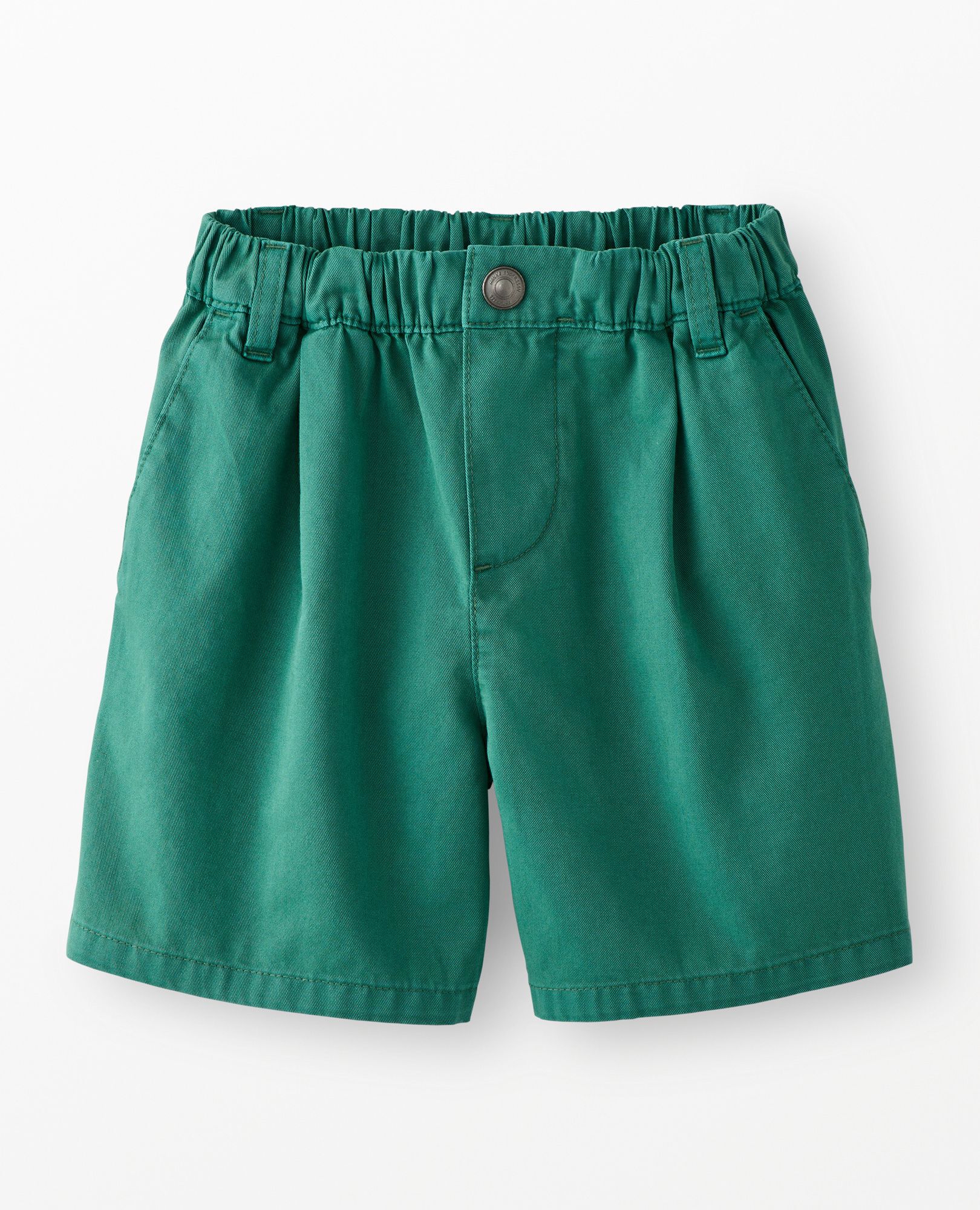 Twill Shorts in Bottle Green - main