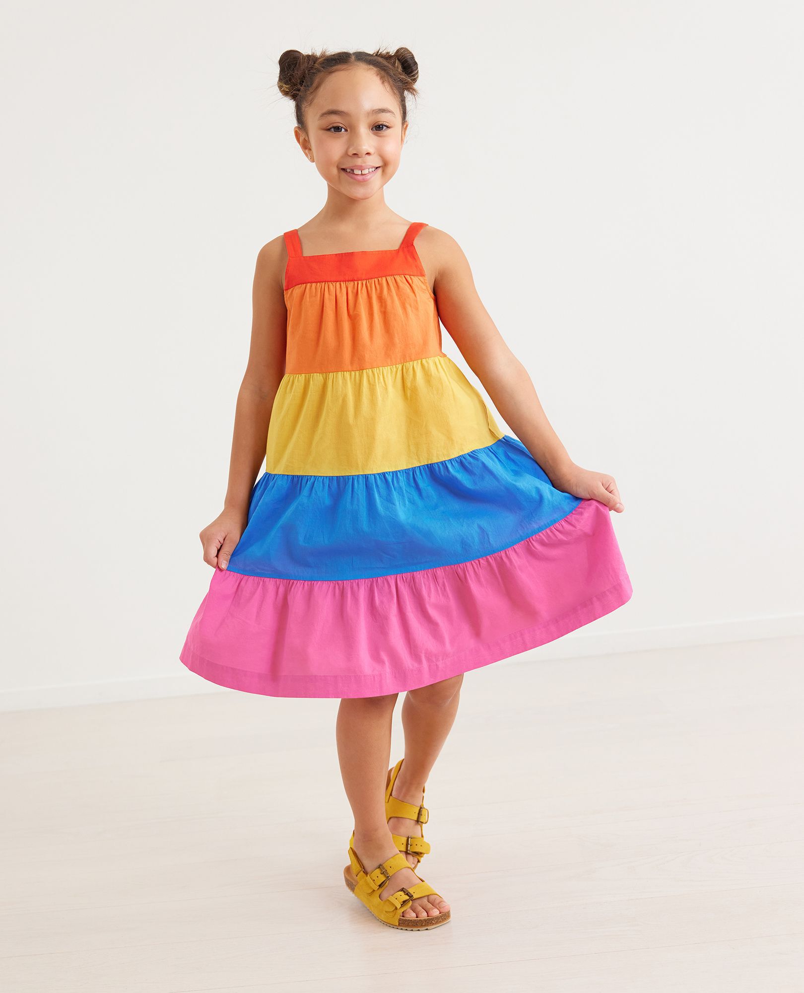 Hanna andersson rainbow swing dress store