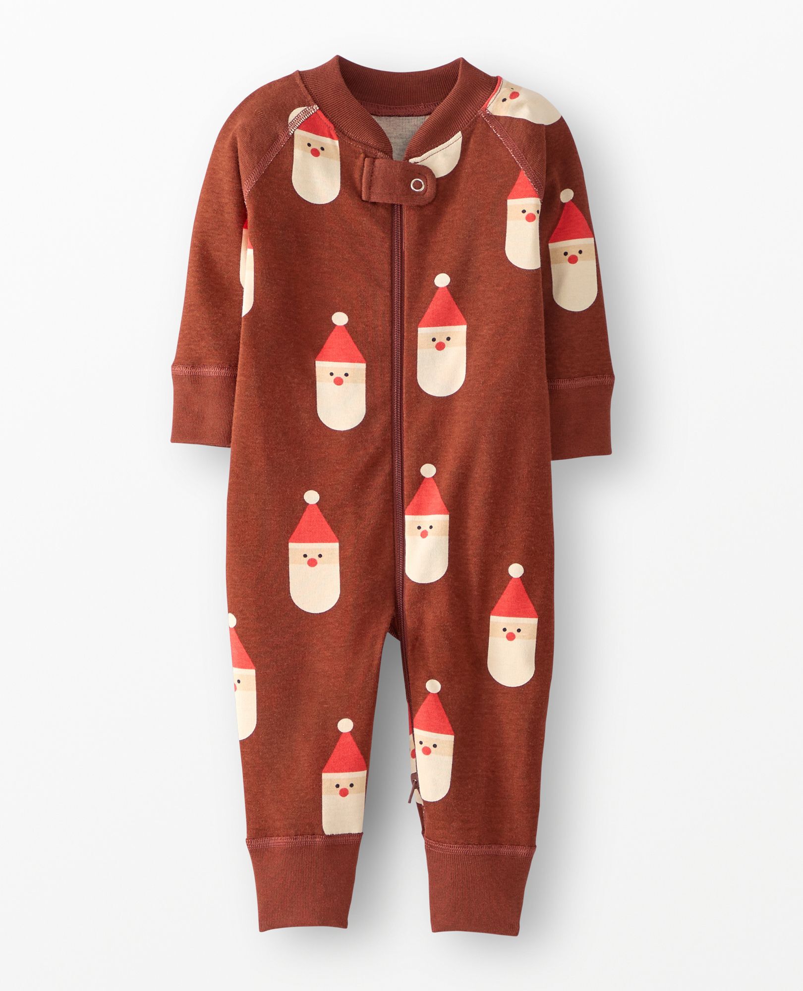 Holiday HannaJams™ Sleeper in Scandi Santa on Cocoa Brown - main