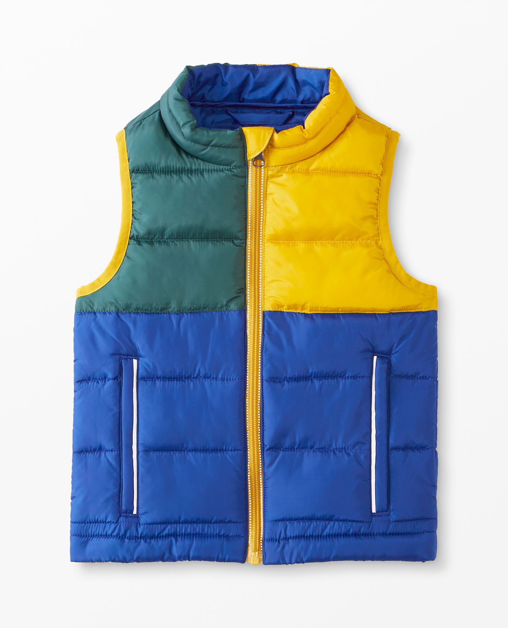 Boys yellow puffer vest new arrivals