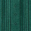 Long Sleeve Collared Pointelle Dress with Pockets in Malachite - swatch