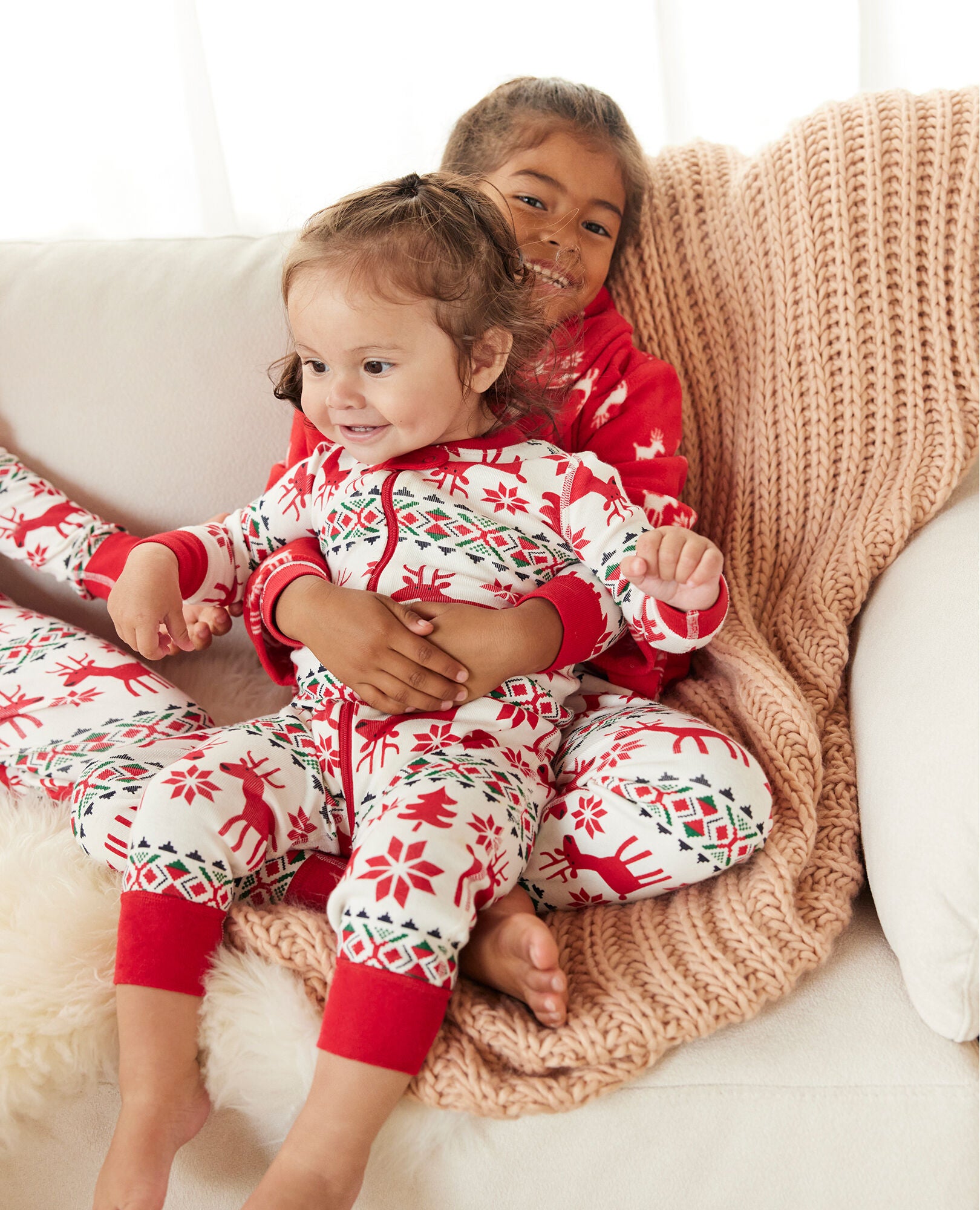 NWT Hanna Andersson DEAR DEER Christmas Pajama Pants Drawstring 5/110 6-7/120 
