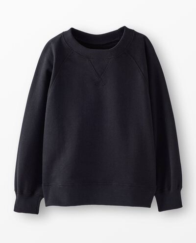 French Terry Sweatshirt in Black - main