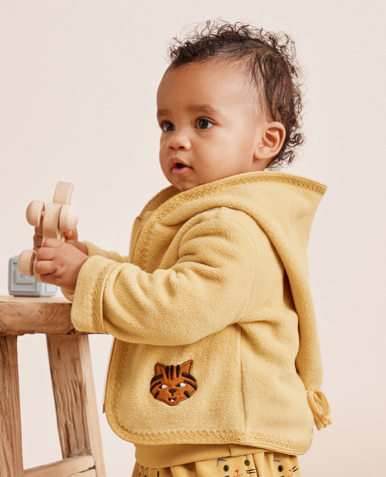 Baby Fleece Jacket in Fall Leaf - main