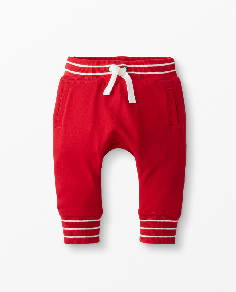 Baby Sweatpants In French Terry in Hanna Red - main