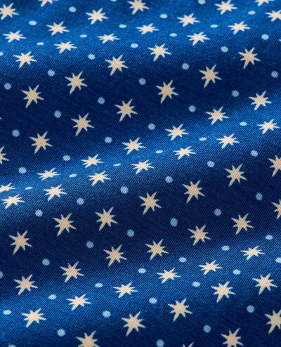 Holiday HannaSoft™ Stretch Pajama Set in North Star on Stellar Blue - main