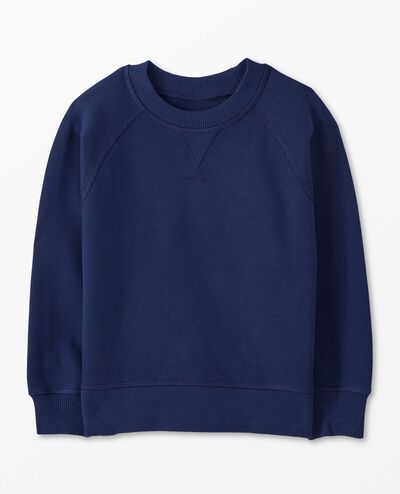 French Terry Sweatshirt in Navy Blue - main
