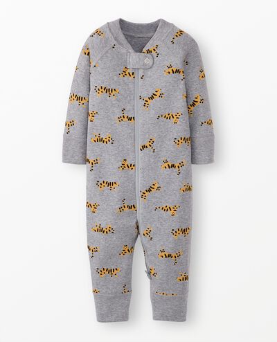 HannaJams™ Sleeper in Wild Cats on Heather Grey - main