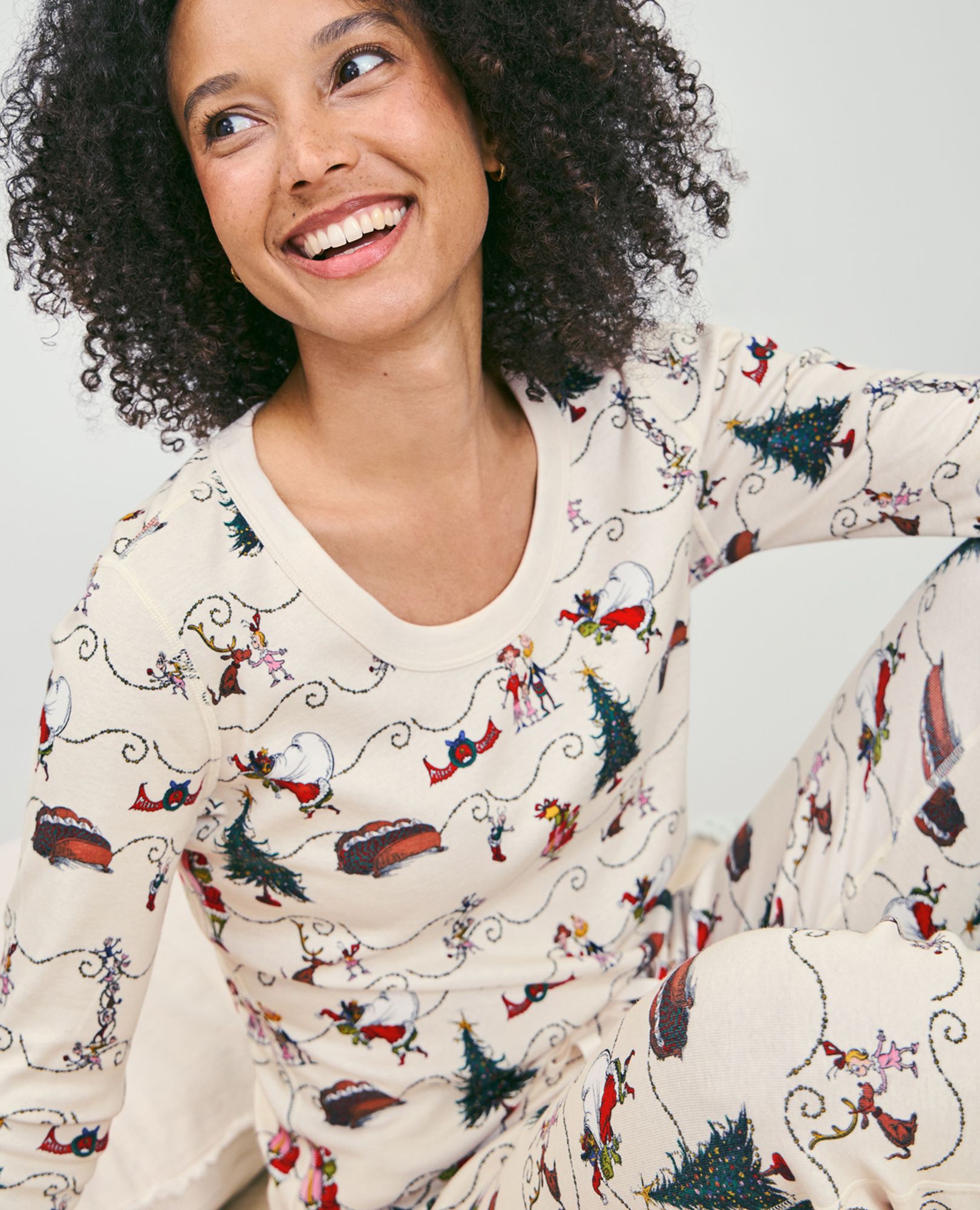 Grinch pj top hot sale