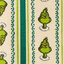 Dr. Seuss Grinch HannaSoft™ Stretch Sleeper in Grinch Wallpaper - swatch
