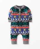 Baby Holiday Romper In Combed Cotton in Winter Festival - main