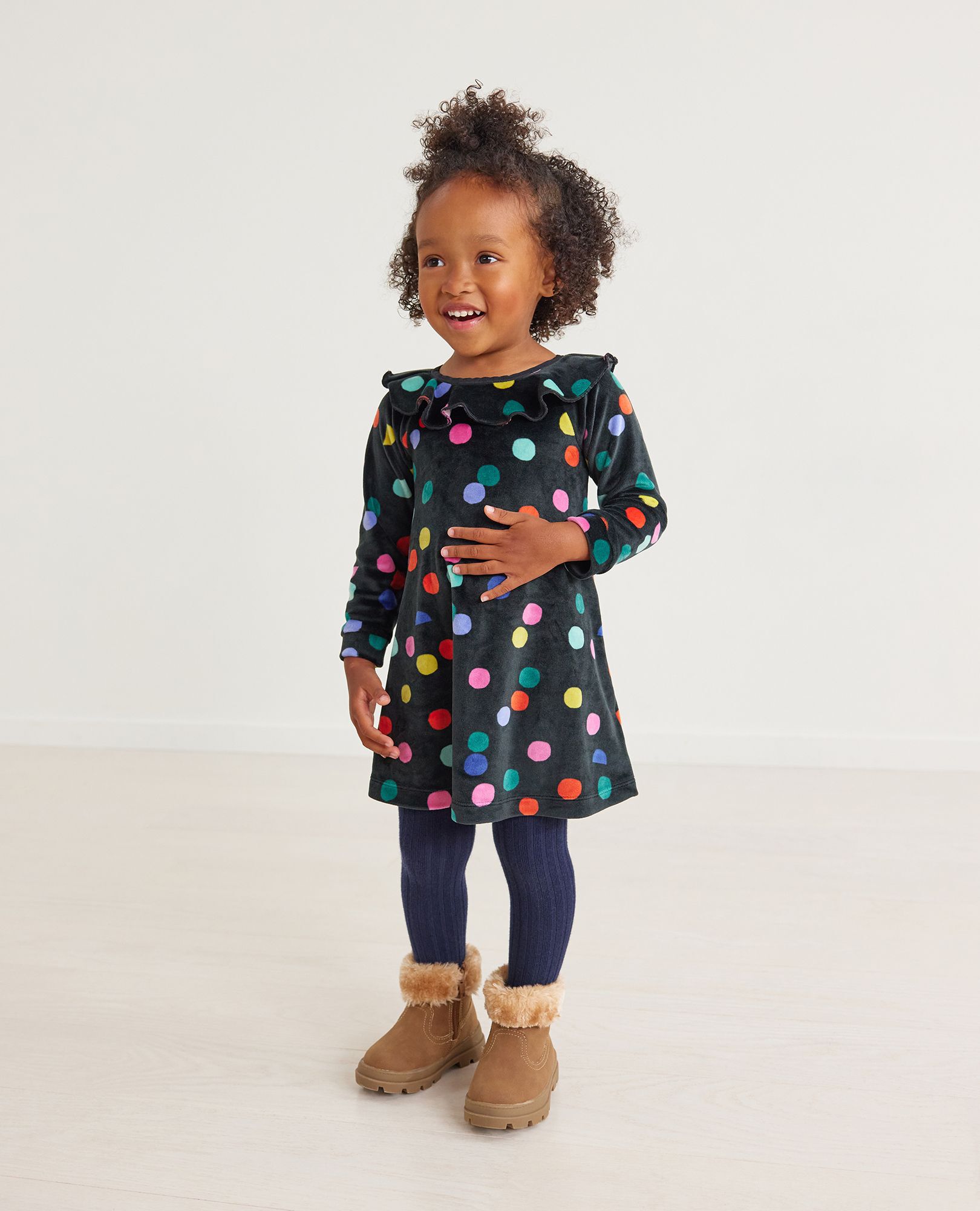 Velour dress shop baby
