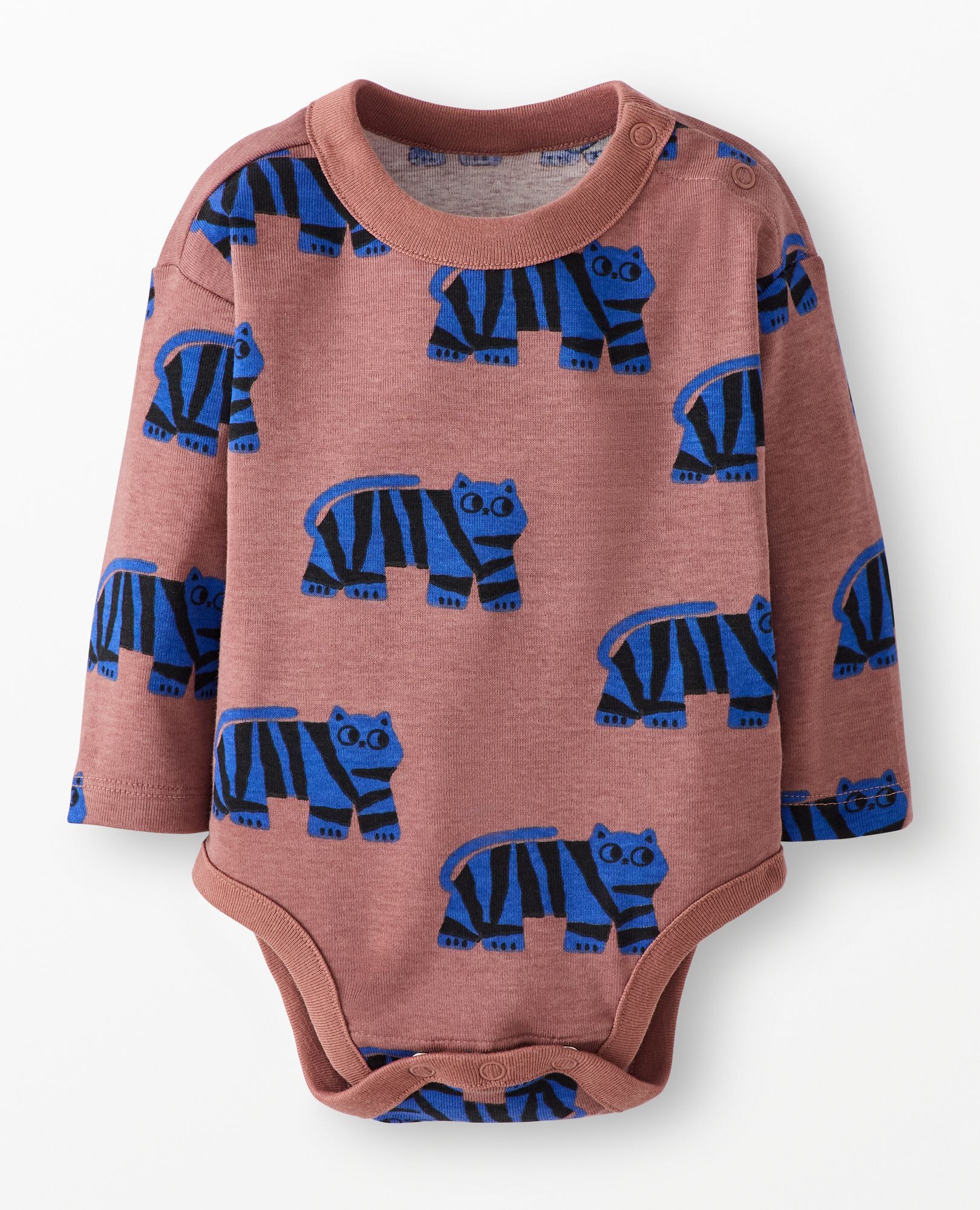 Baby Long Sleeve Bodysuit in Tiger Cubs - main
