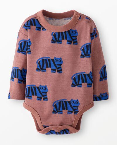 Baby Long Sleeve Bodysuit in Tiger Cubs - main