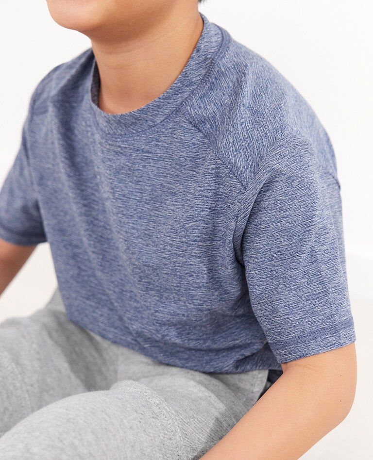 Relaxed Fit Active UV T-Shirt in Navy Blue - main