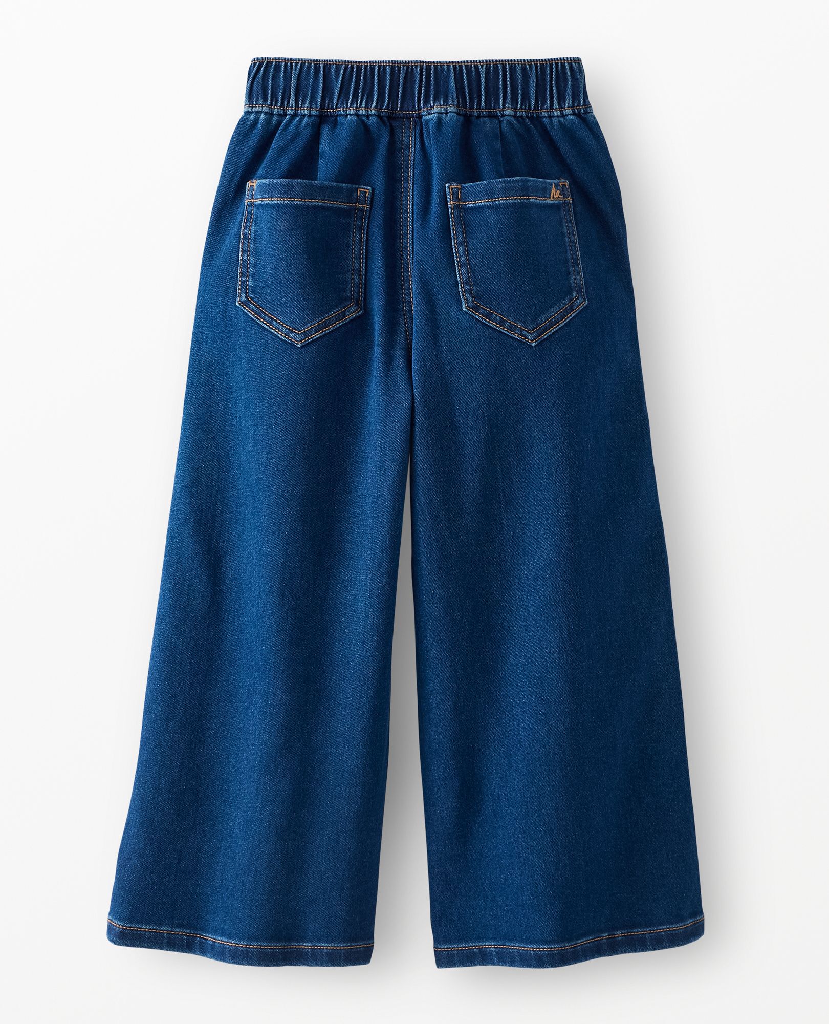 Supersoft Denim Knit Wide Leg Pants | Hanna Andersson