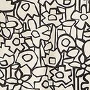 HannaJams™ Pajama Set in Full Bloom on Ecru - swatch