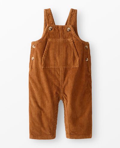 Baby Corduroy Overalls in Glazed Ginger - main
