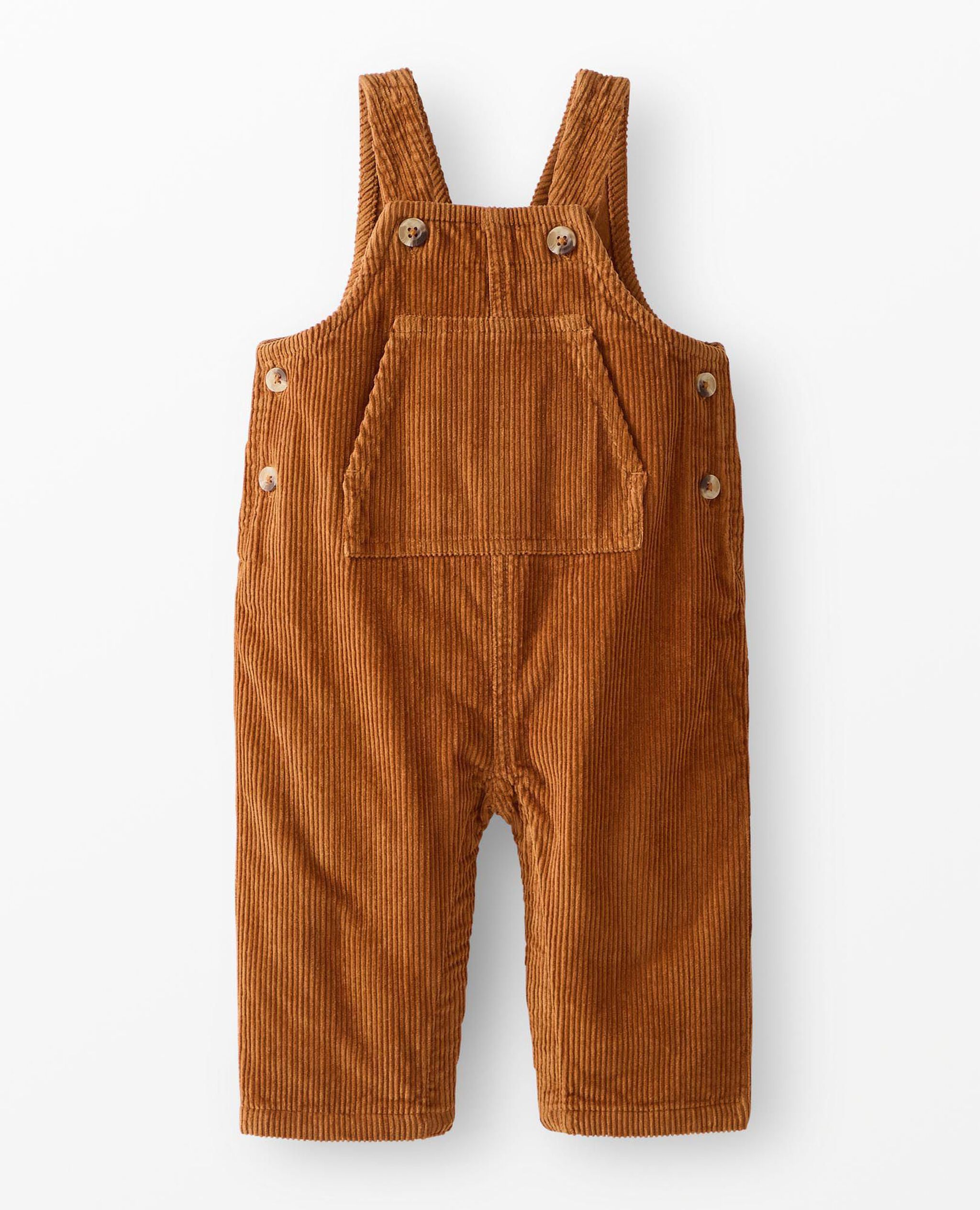 Baby Corduroy Overalls in Glazed Ginger - main