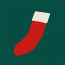 Holiday French Terry Bubble Sweatshirt in Modern Festive on Malachite - swatch