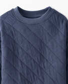 Quilted Pullover in Foggy Blue - main