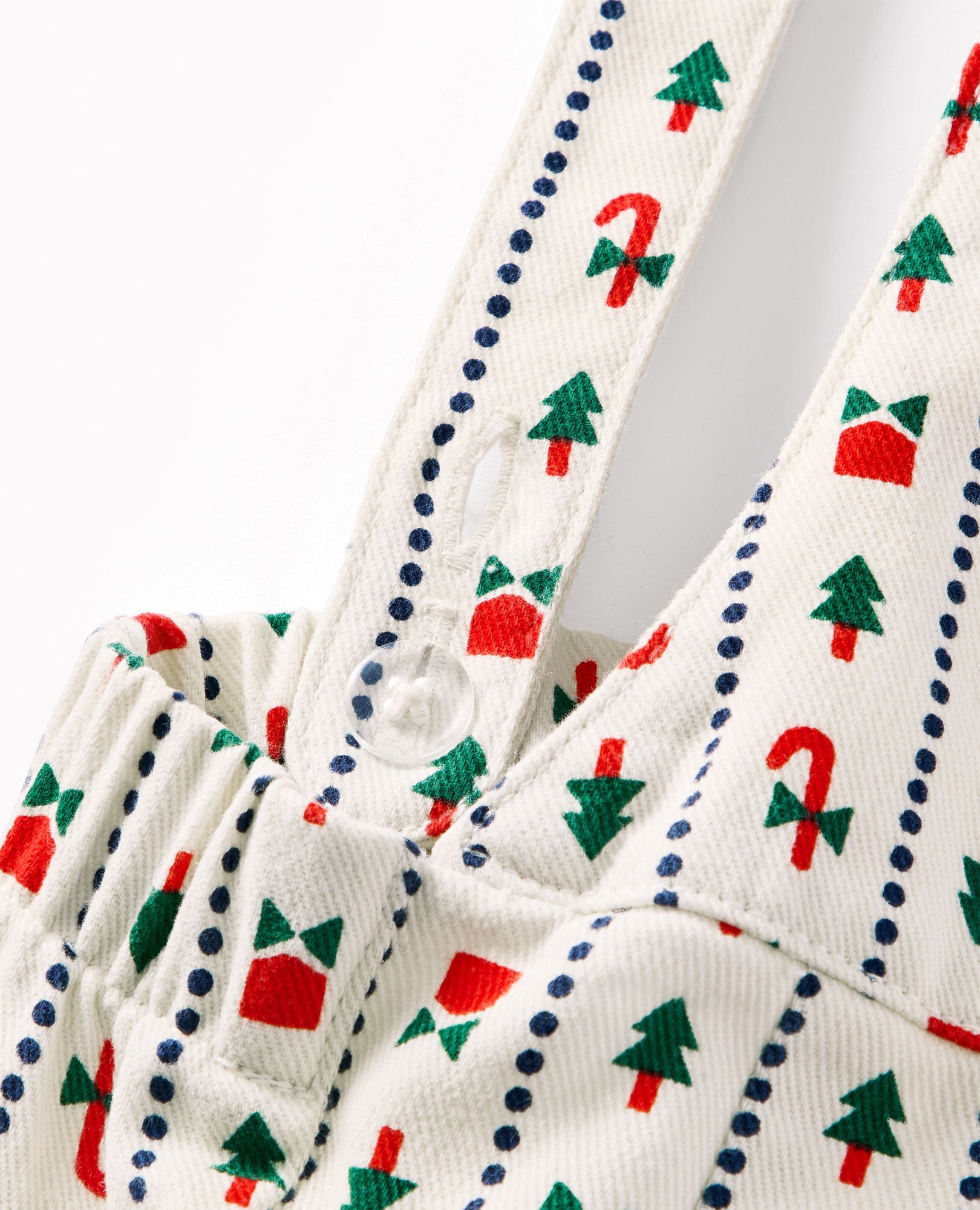 Holiday Twill Wide Leg Overalls - thumbnail 3