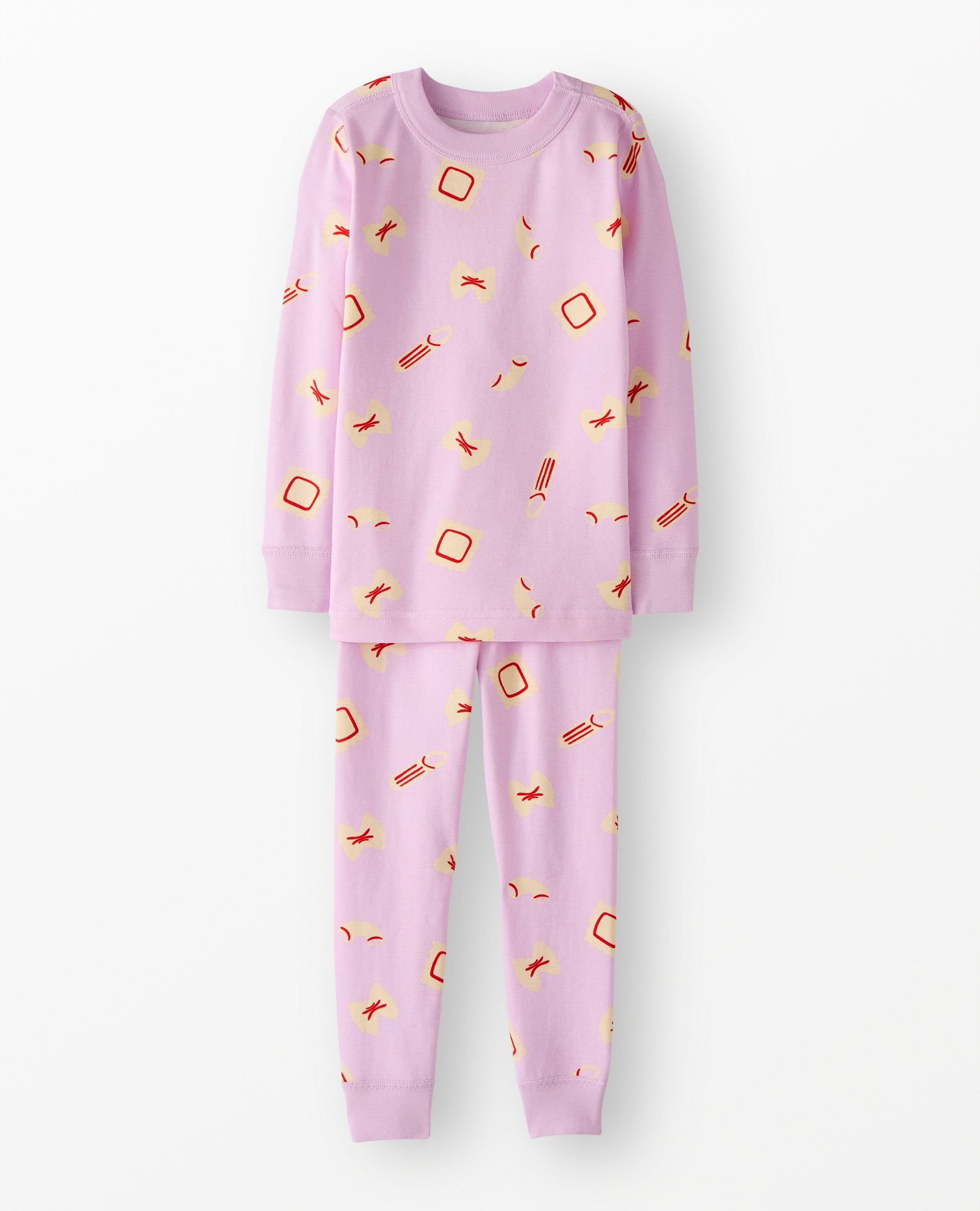 HannaJams™ Pajama Set in Pasta Night on Tea Rose - main