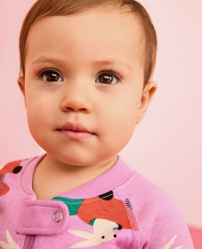 Easter HannaJams™ Sleeper in Carrot Cars on Pink - main