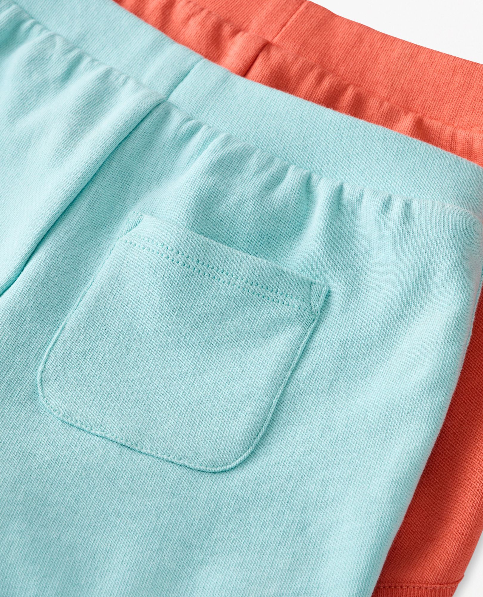 French Terry Dolphin Vent Shorts in Sunset Reef - main