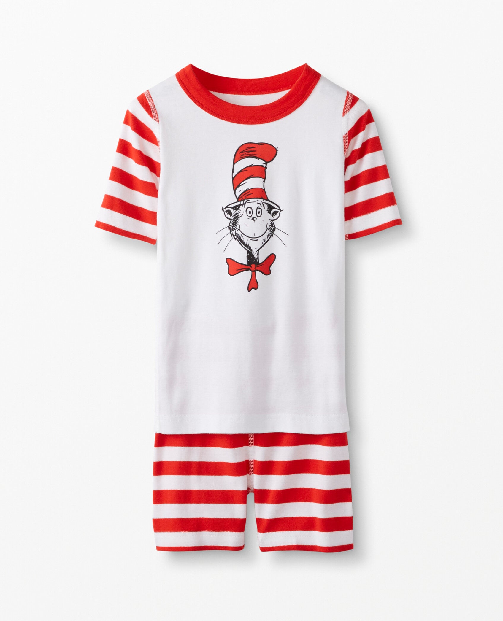 Dr Seuss Short John Pajamas In Organic Cotton