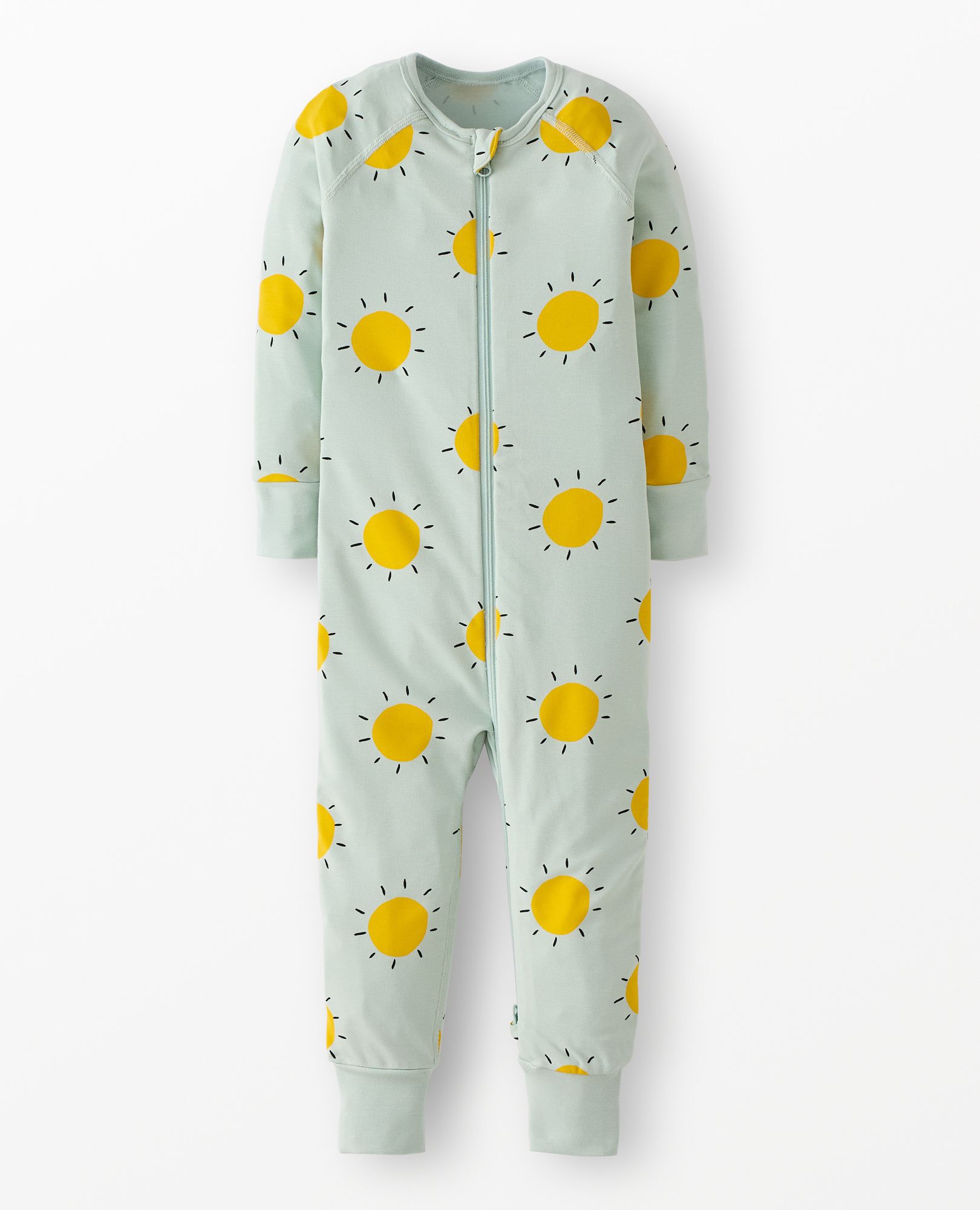 HannaSoft™ Stretch Sleeper in Springtime Suns on Blue - main