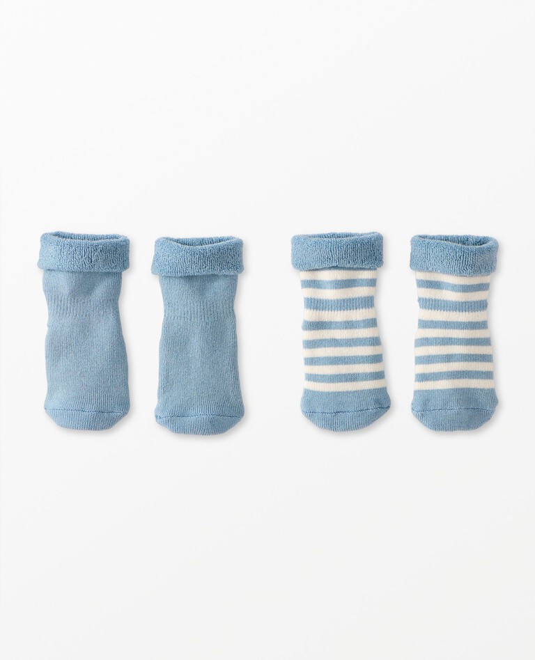 Baby Best Ever First Socks 2-Pack in North Air - main