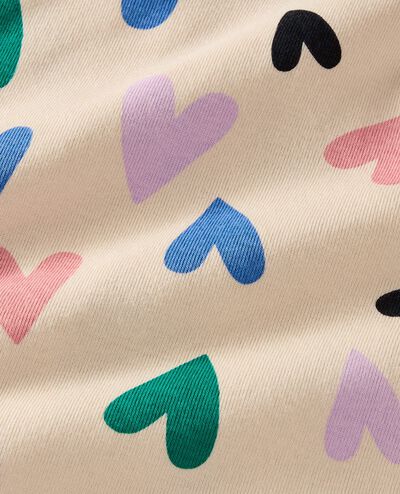 Heart French Terry Sweatshirt in Fluttering Hearts - main