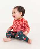 Baby Wiggle Pants In Organic Cotton in Toadstool - main