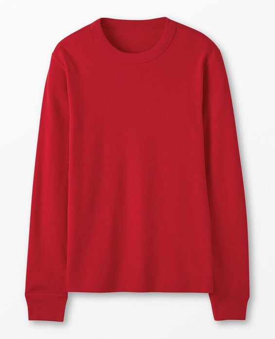 Hanna Red Long John Pajama Top in 100% Cotton - Size Adult XL by Hanna Andersson