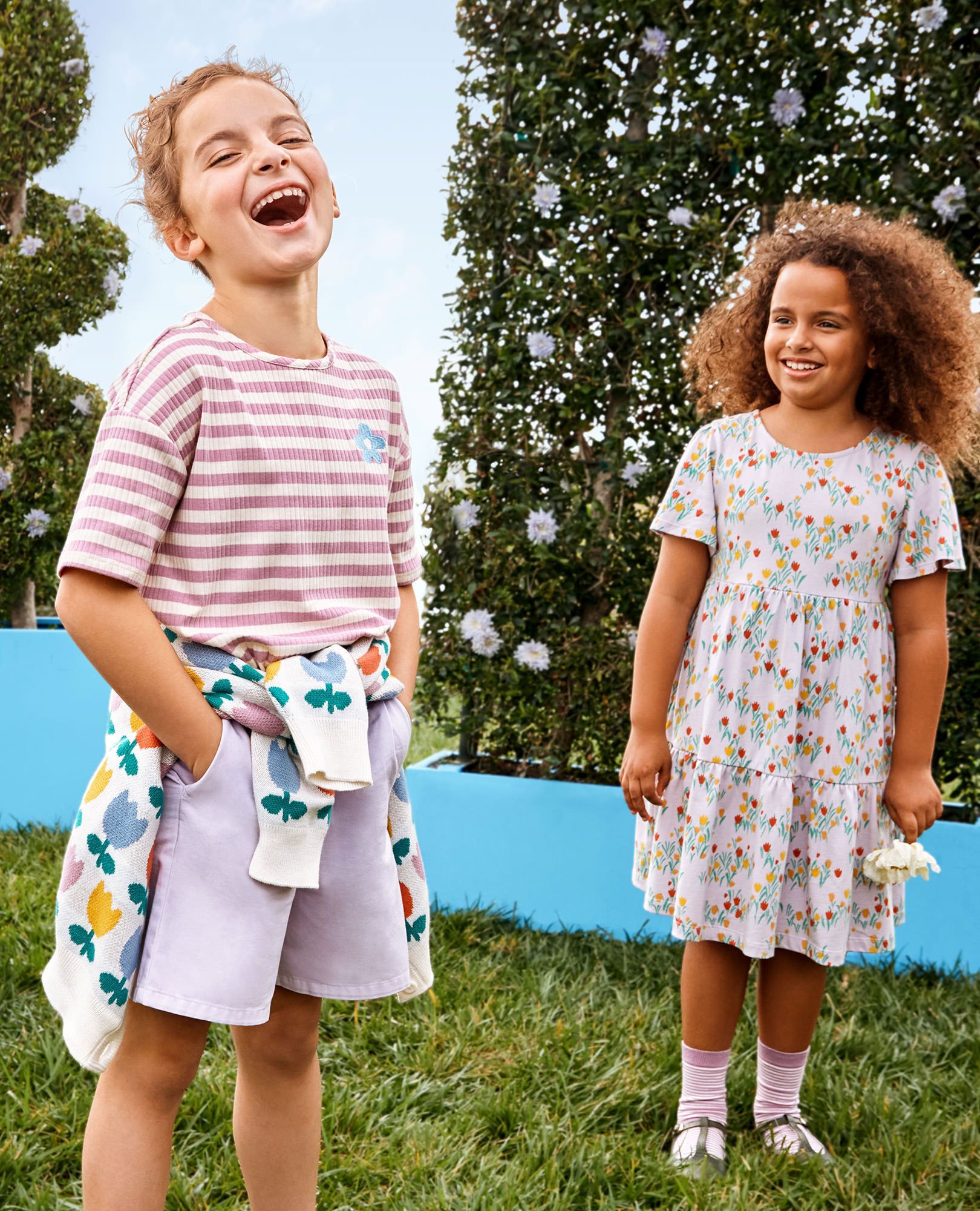 Twill Shorts in Hushed Violet - main