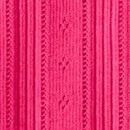 Long Sleeve Collared Pointelle Dress with Pockets in Beetroot Pink - swatch